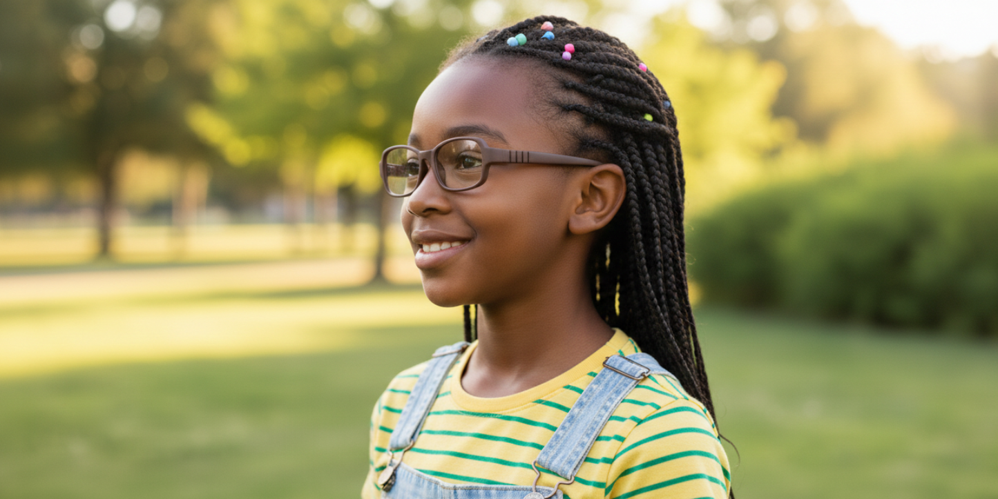 Full Rim Oval Magneto Classic Kids Eyeglasses