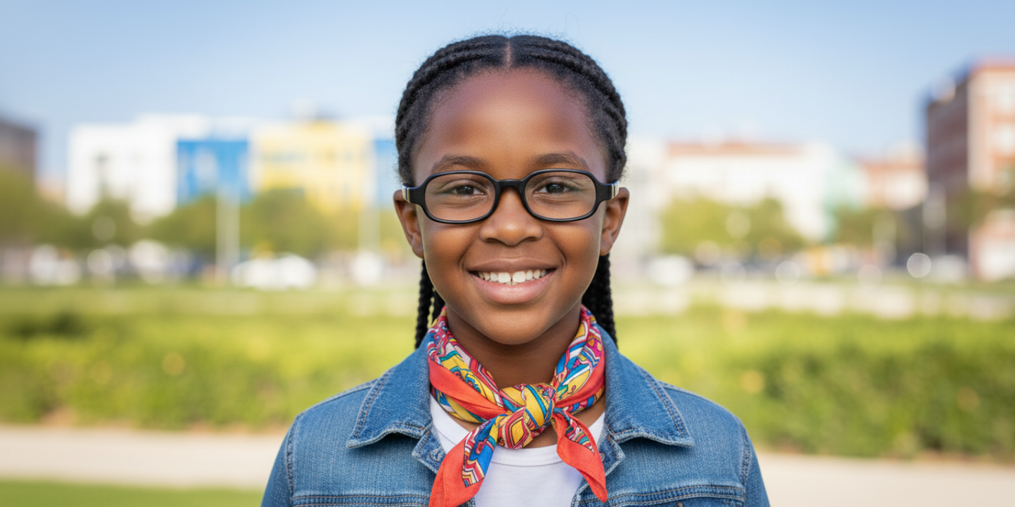 Full Rim Oval Magneto Classic Kids Eyeglasses