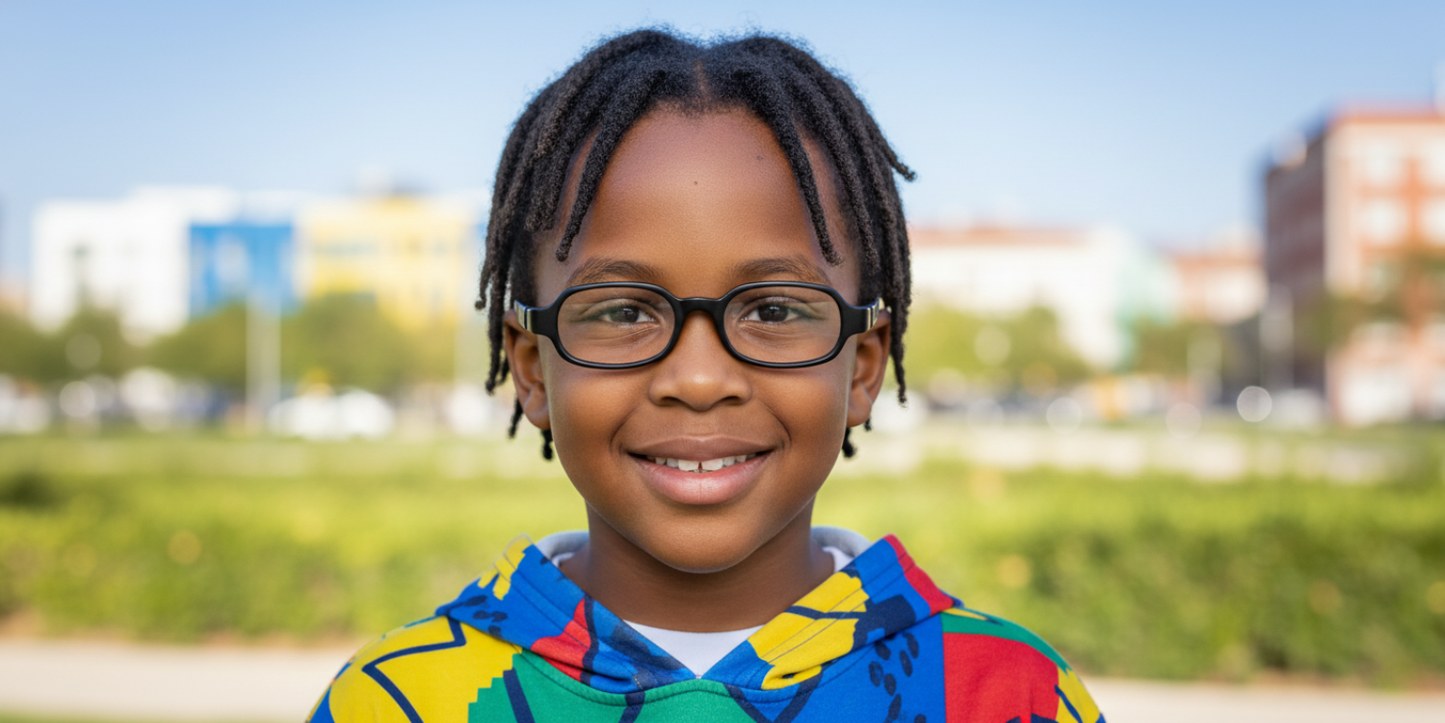 Full Rim Oval Magneto Classic Kids Eyeglasses