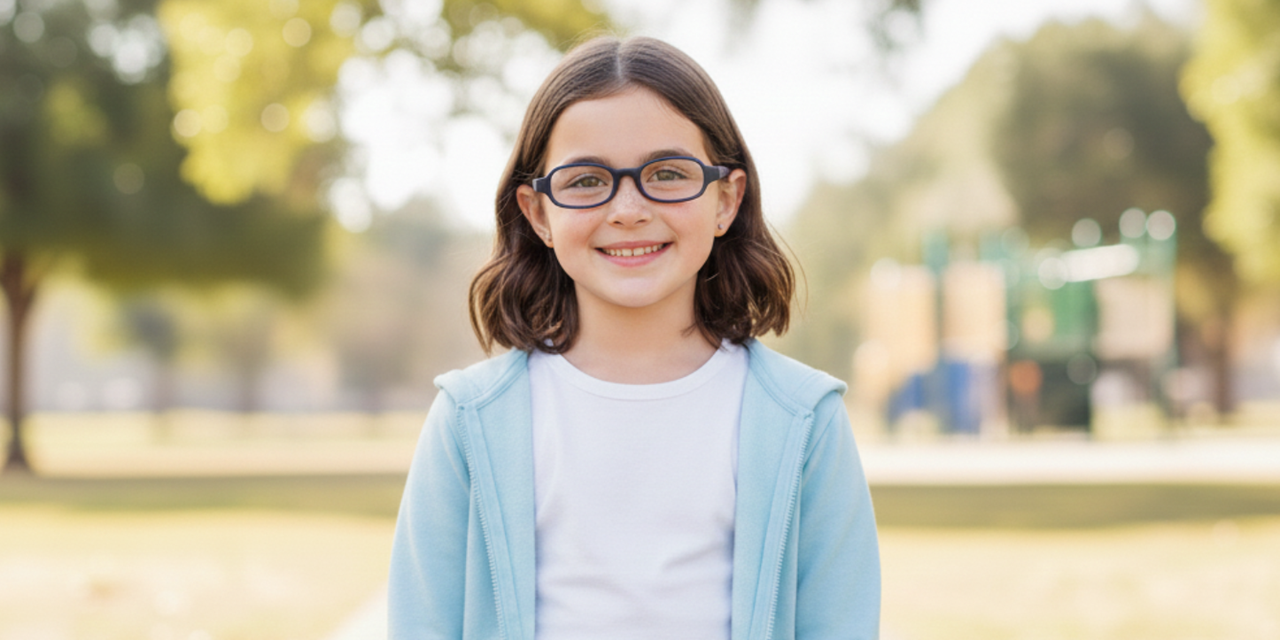 Full Rim Oval Magneto Classic Kids Eyeglasses