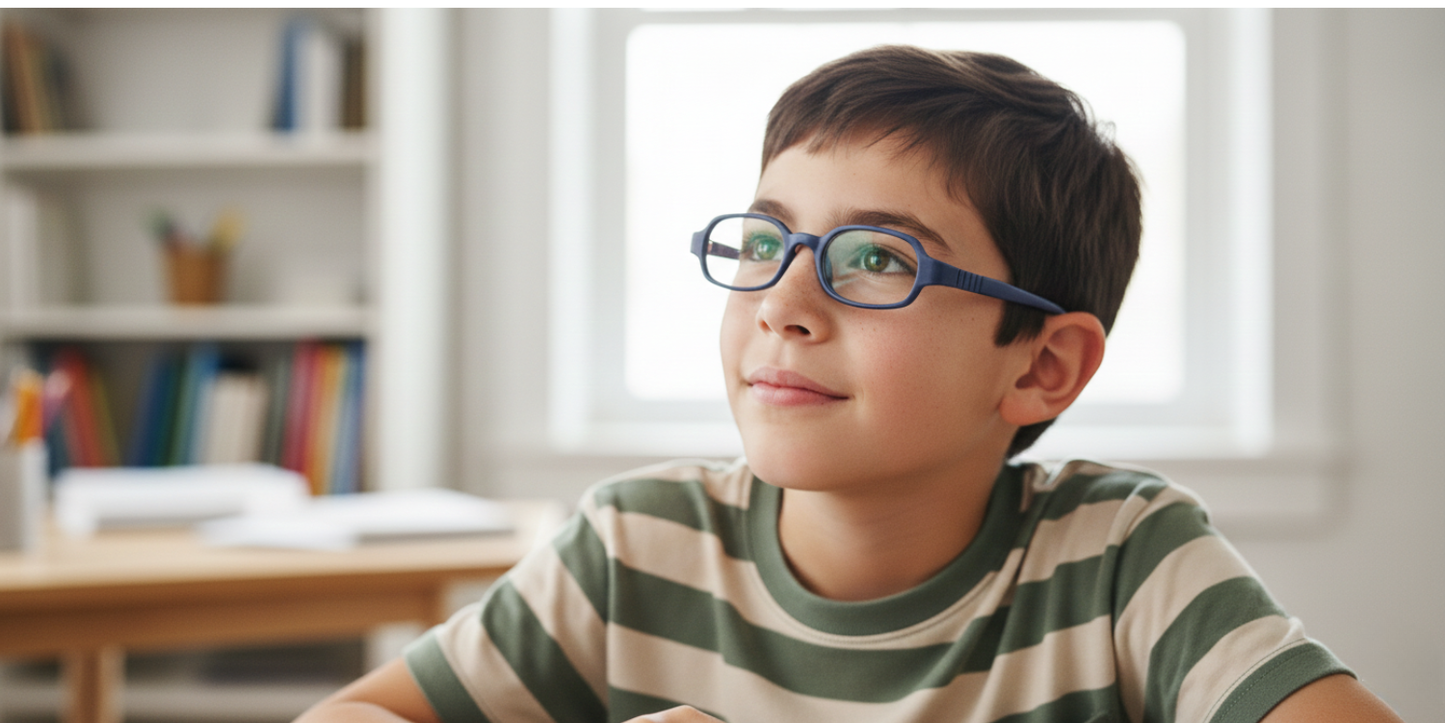 Full Rim Oval Magneto Classic Kids Eyeglasses