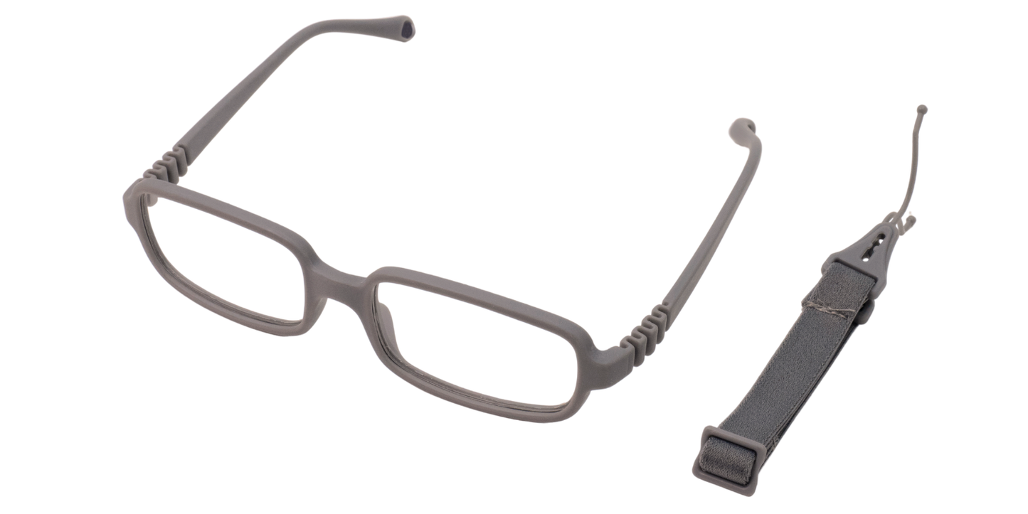 Full Rim Rectangle Magneto Classic Kids Eyeglasses