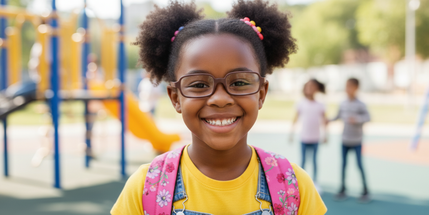 Full Rim Rectangle Magneto Classic Kids Eyeglasses