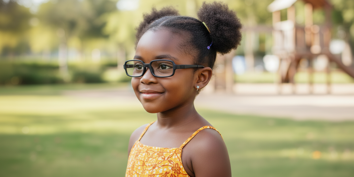 Full Rim Rectangle Magneto Classic Kids Eyeglasses