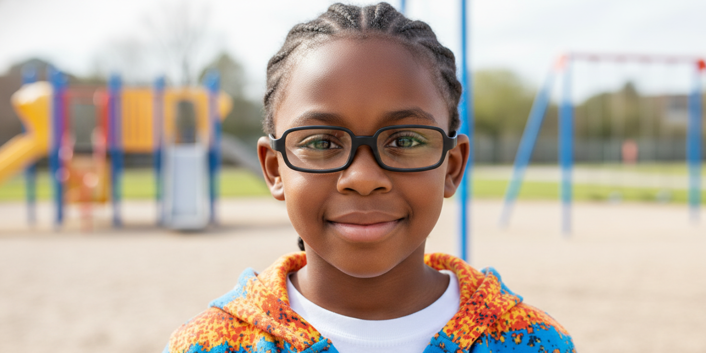 Full Rim Rectangle Magneto Classic Kids Eyeglasses