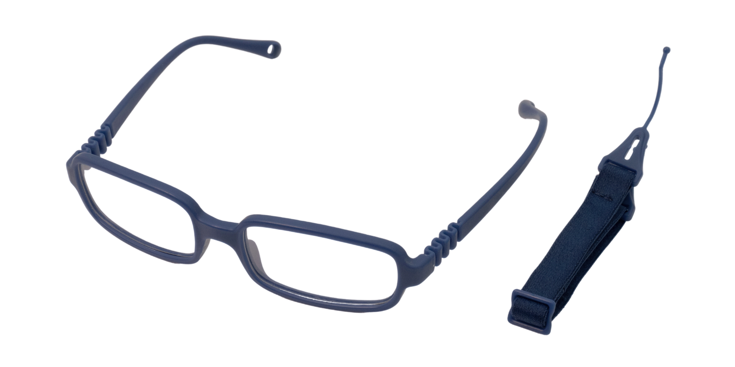 Full Rim Rectangle Magneto Classic Kids Eyeglasses