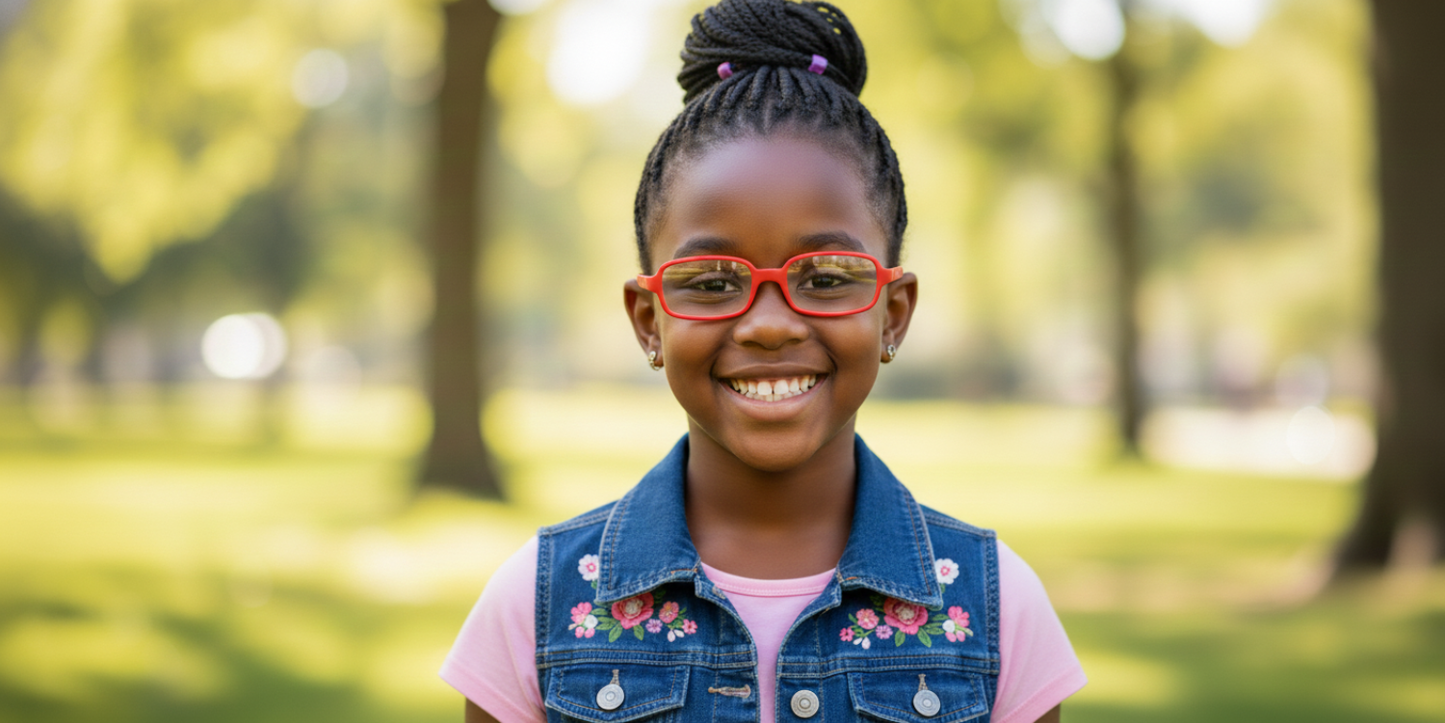 Full Rim Rectangle Magneto Classic Kids Eyeglasses