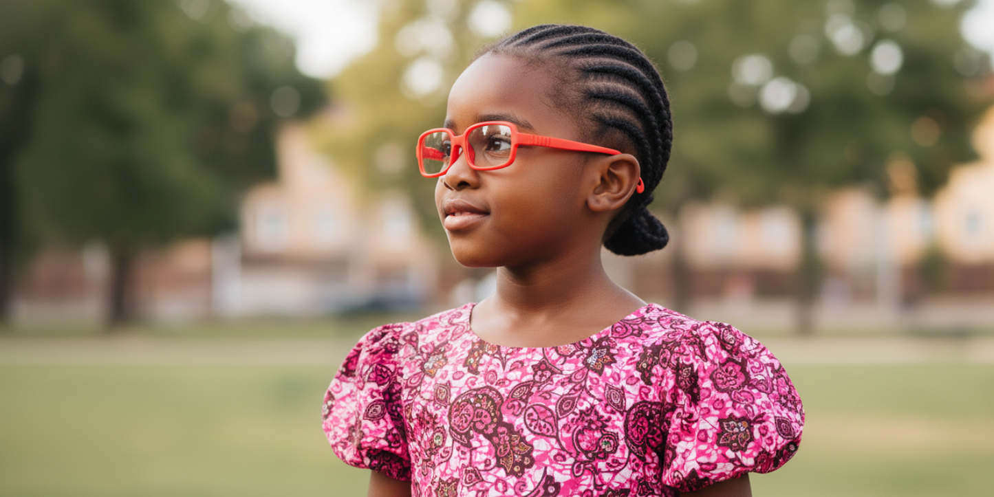 Full Rim Rectangle Magneto Classic Kids Eyeglasses