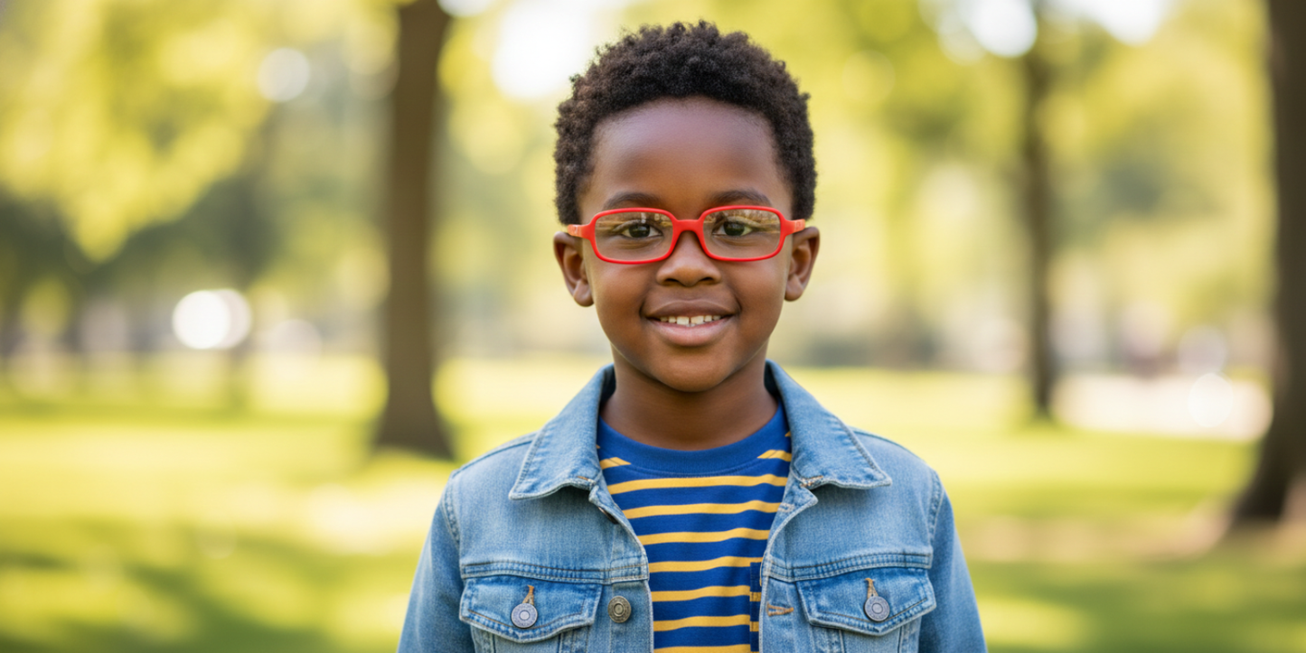 Full Rim Rectangle Magneto Classic Kids Eyeglasses