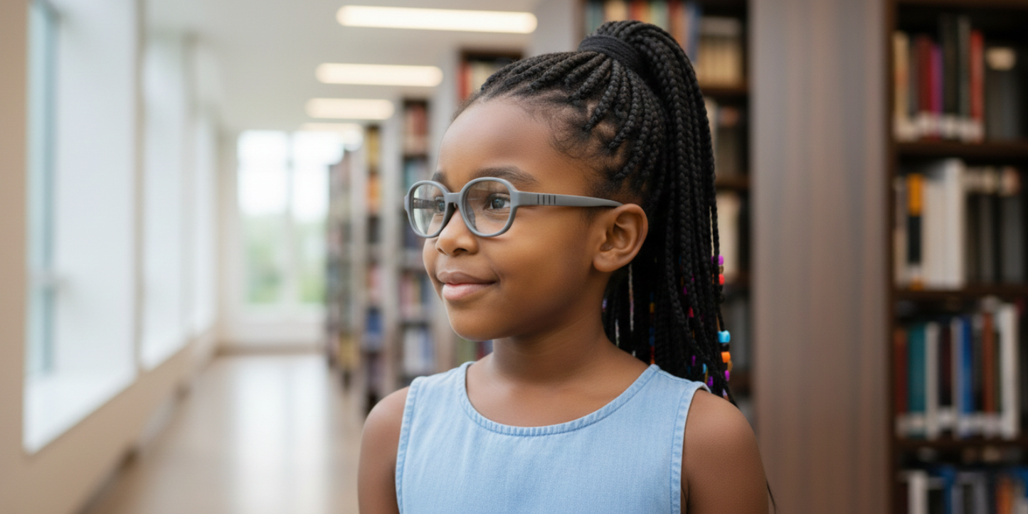Full Rim Oval Magneto Classic Kids Eyeglasses