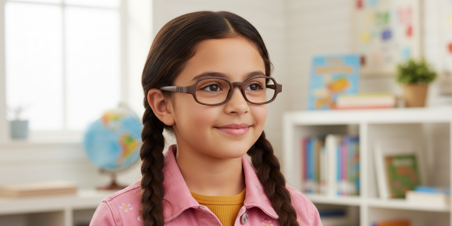 Full Rim Oval Magneto Classic Kids Eyeglasses