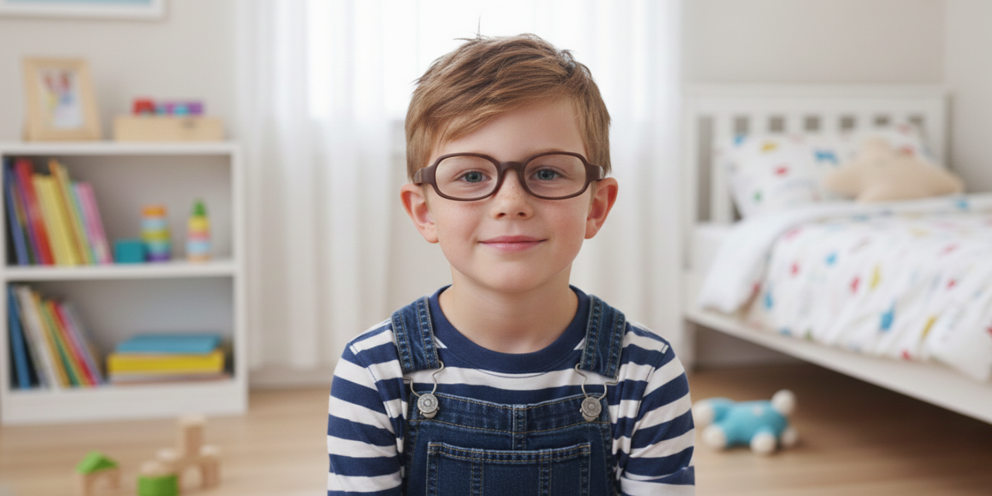 Full Rim Oval Magneto Classic Kids Eyeglasses