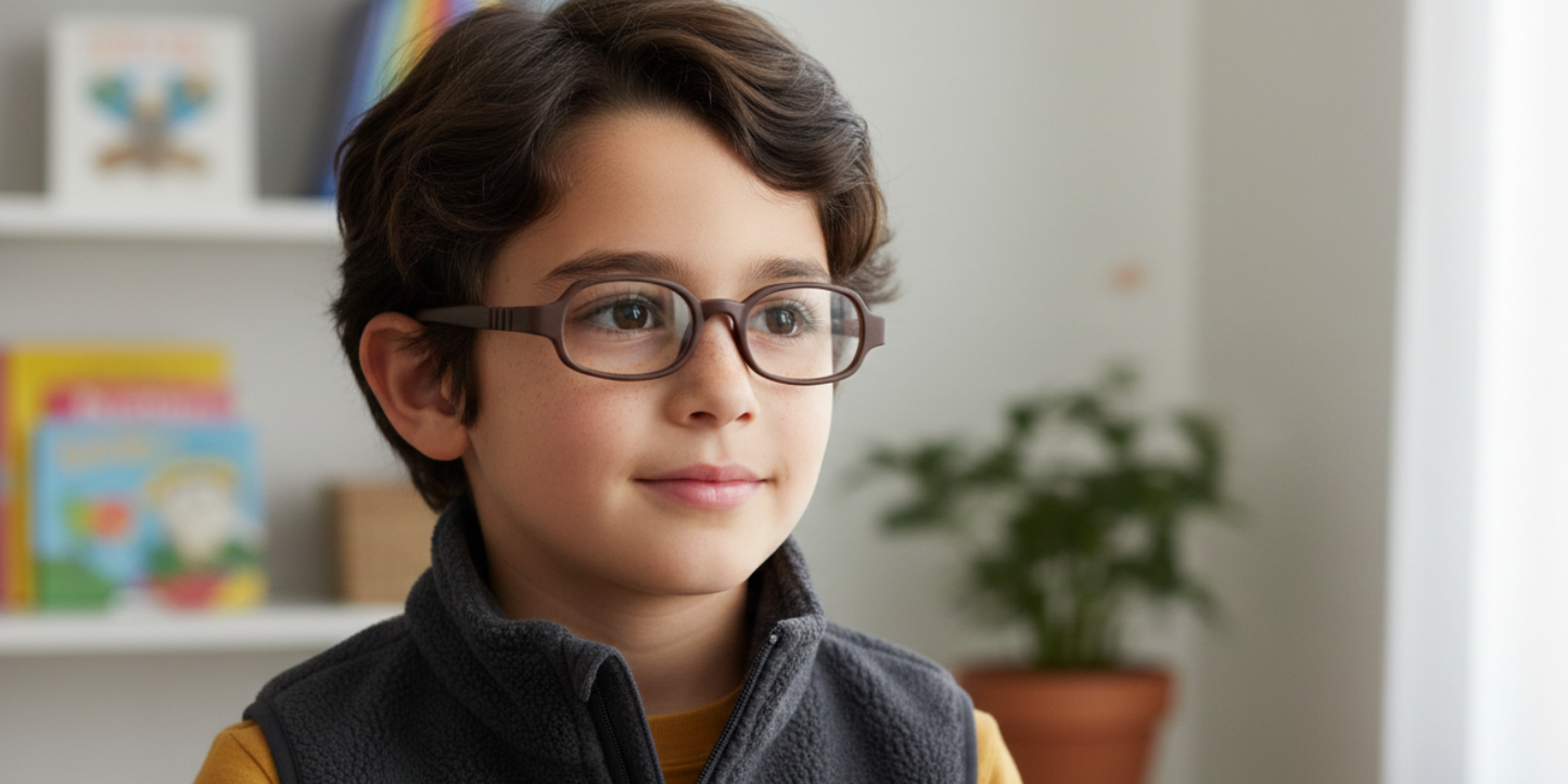 Full Rim Oval Magneto Classic Kids Eyeglasses