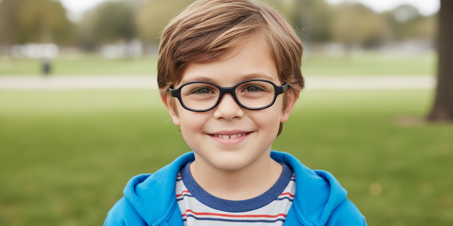 Full Rim Oval Magneto Classic Kids Eyeglasses
