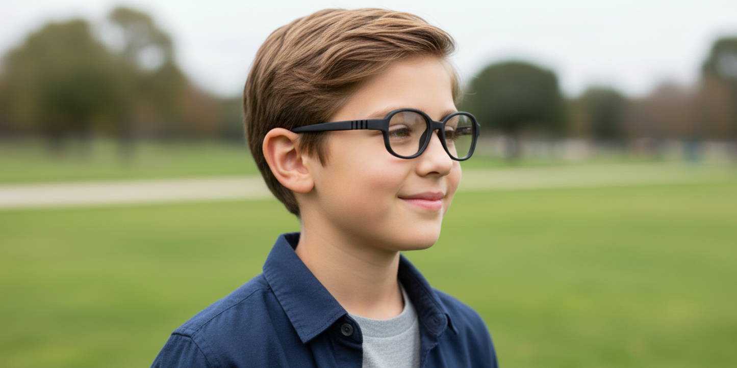 Full Rim Oval Magneto Classic Kids Eyeglasses