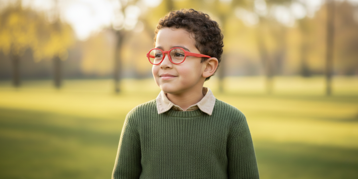 Full Rim Oval Magneto Classic Kids Eyeglasses
