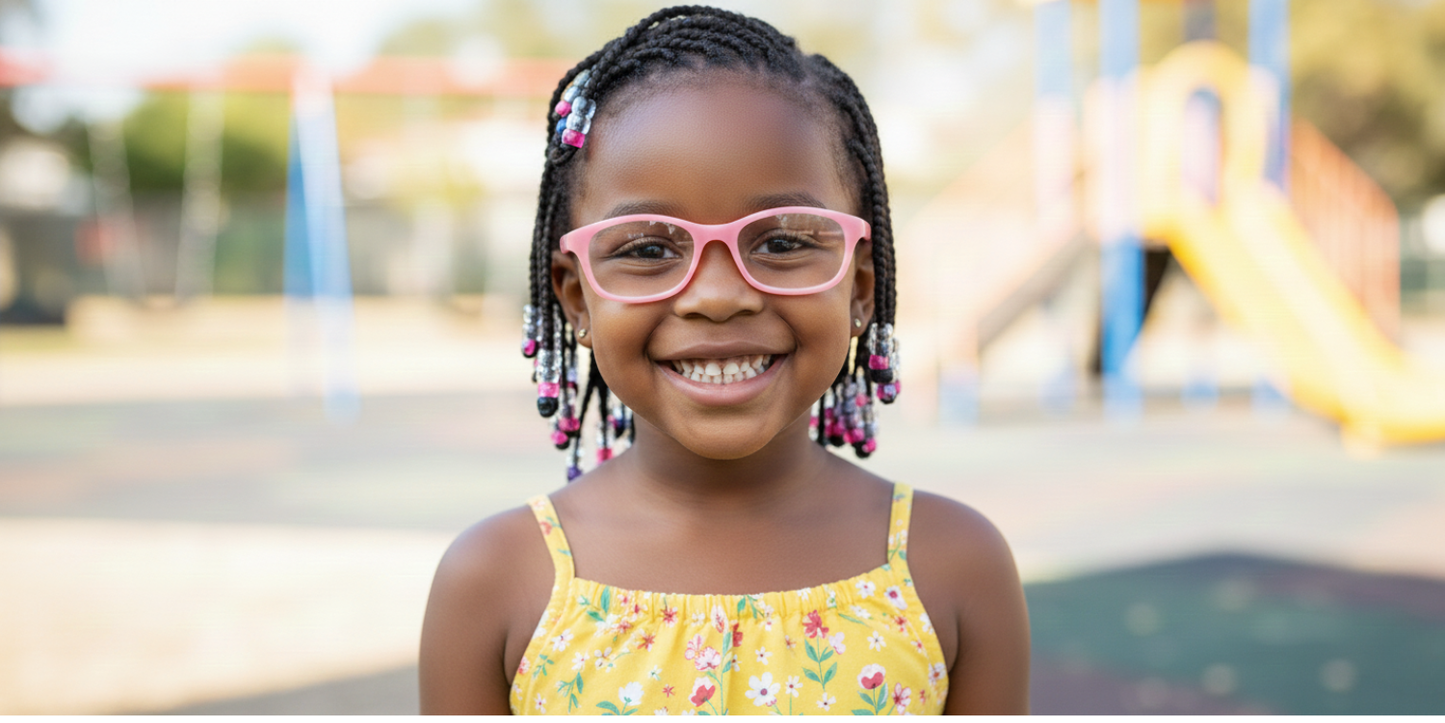 Full Rim Rectangle Magneto Classic Kids Eyeglasses
