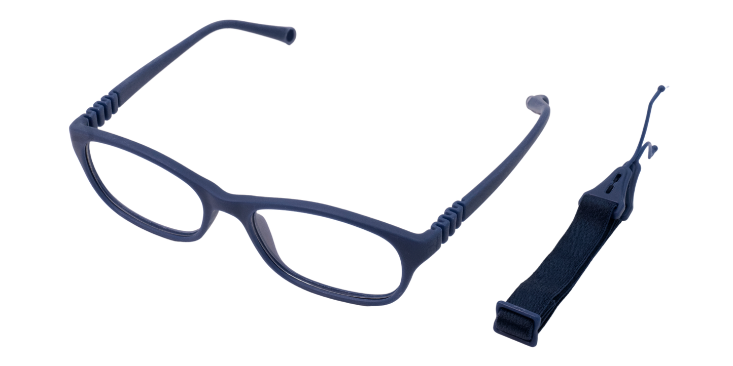 Full Rim Rectangle Magneto Classic Kids Eyeglasses