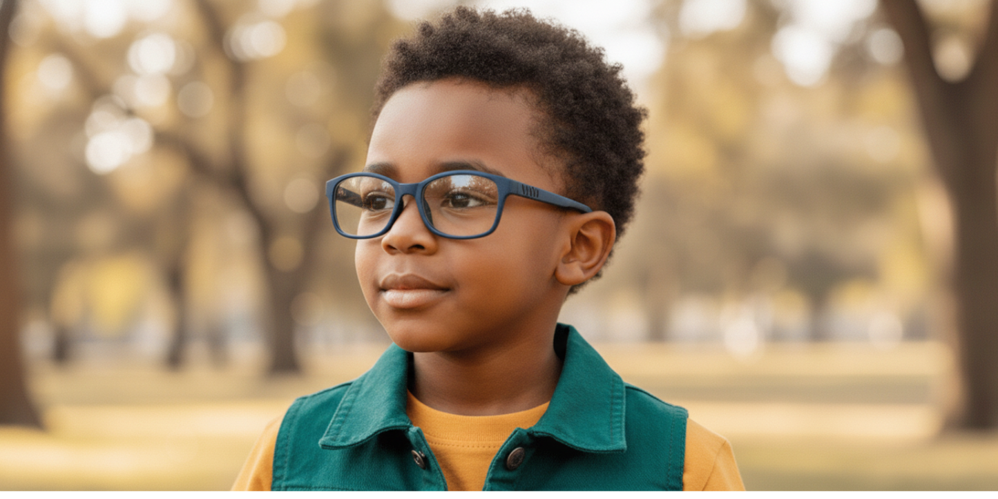 Full Rim Rectangle Magneto Classic Kids Eyeglasses