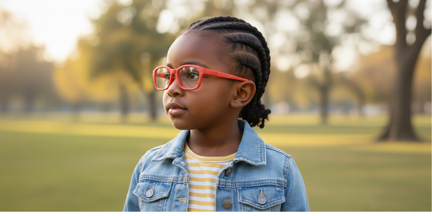 Full Rim Rectangle Magneto Classic Kids Eyeglasses