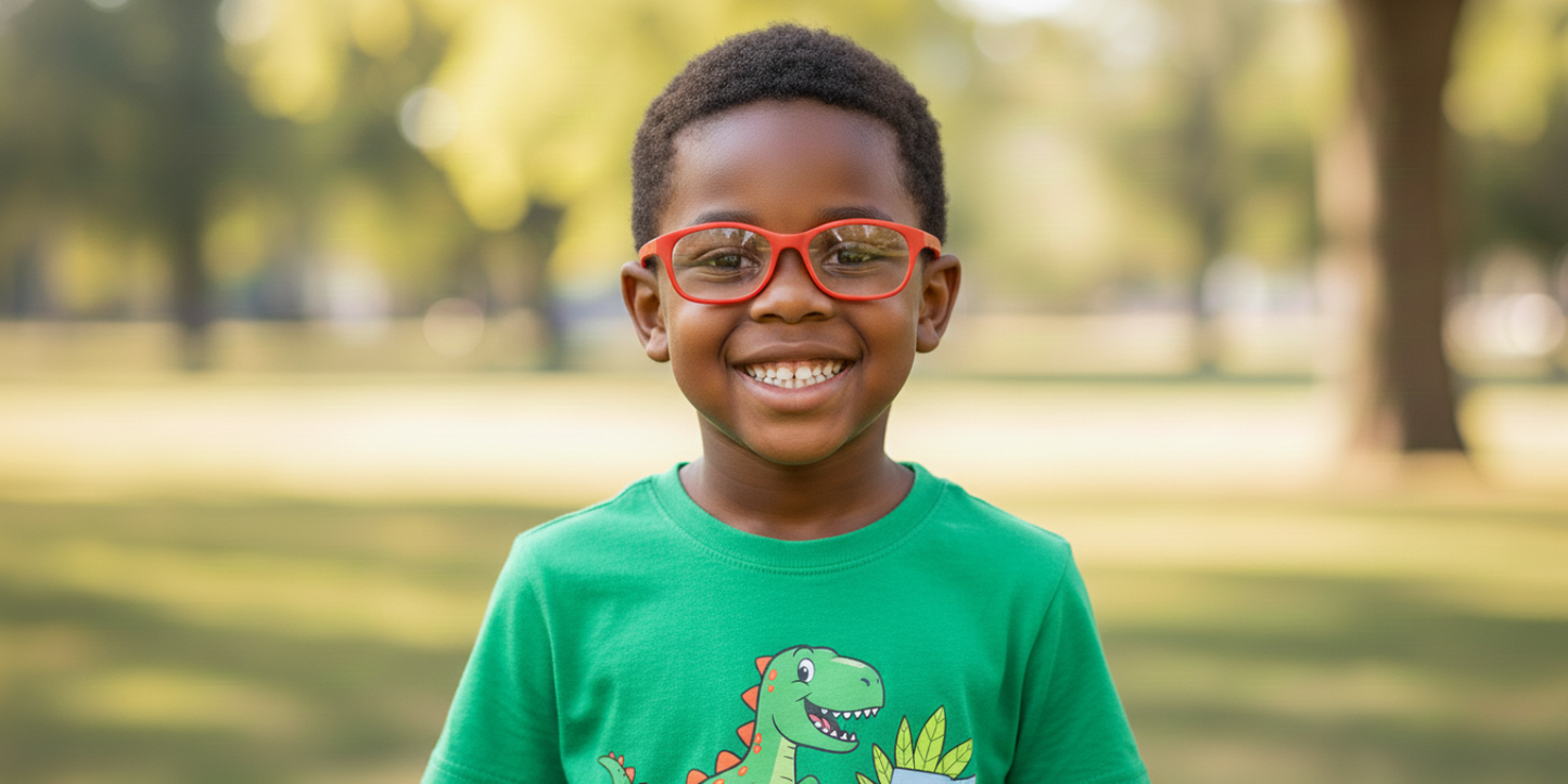 Full Rim Rectangle Magneto Classic Kids Eyeglasses