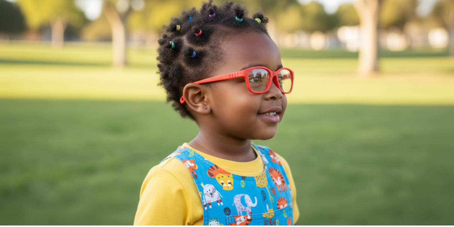 Full Rim Rectangle Magneto Classic Kids Eyeglasses