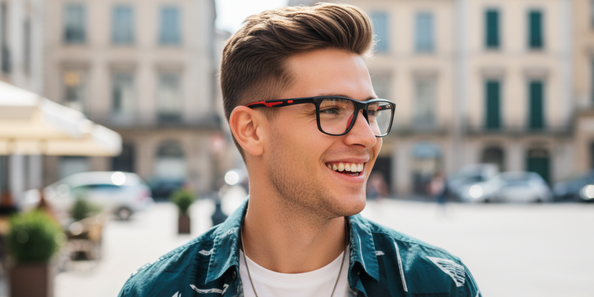 Full Rim Rectangle Classic Sports Eyeglasses
