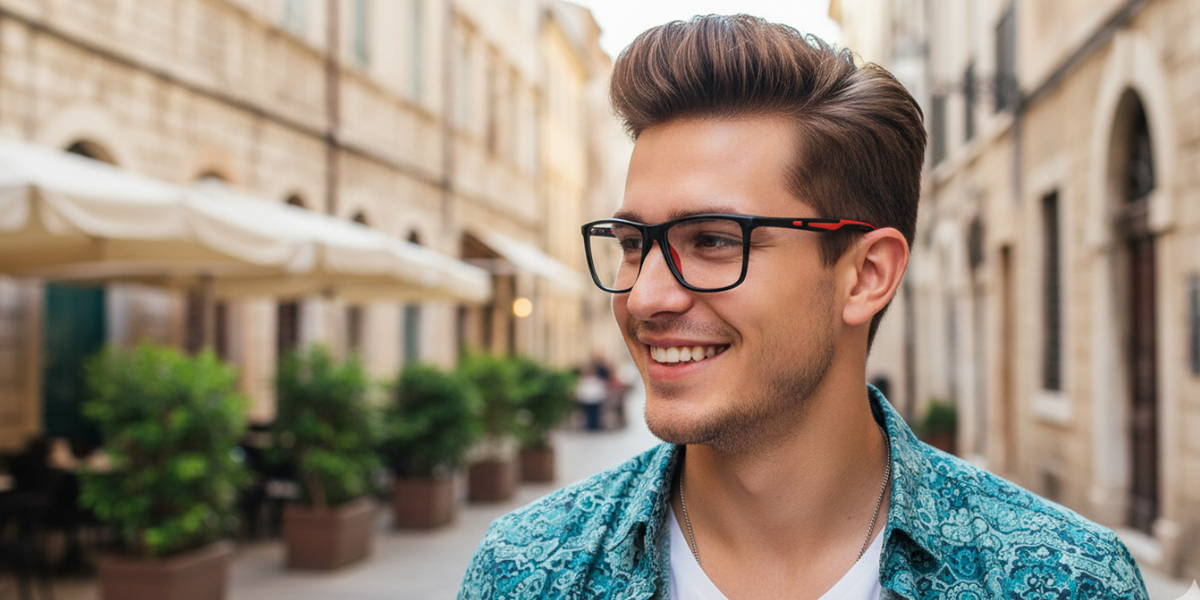 Full Rim Rectangle Classic Sports Eyeglasses