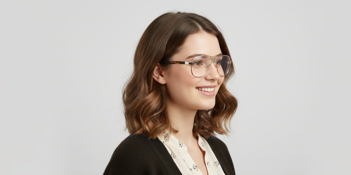 Full Rim Aviator Classic Eyeglasses