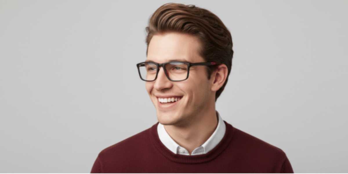 Full Rim Rectangle Classic Sports Eyeglasses