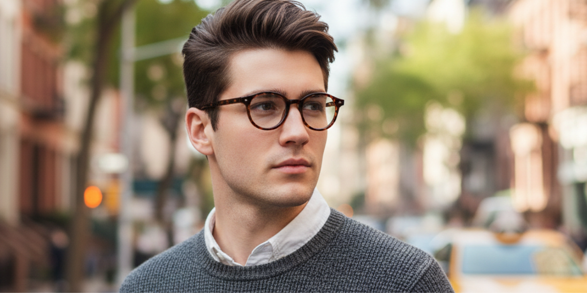 Full Rim Round Premium Eyeglasses