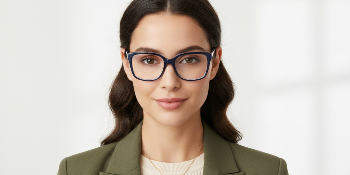 Full Rim Rectangle Classic Eyeglasses