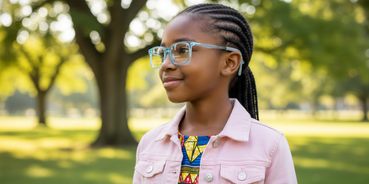 Full Rim Rectangle Magneto Premium Kids Eyeglasses
