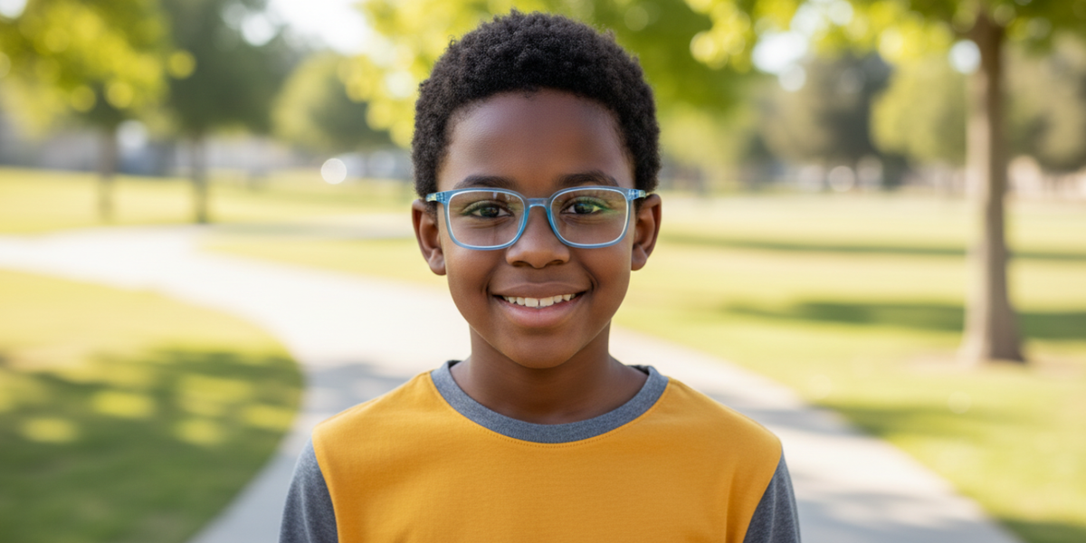 Full Rim Rectangle Magneto Premium Kids Eyeglasses