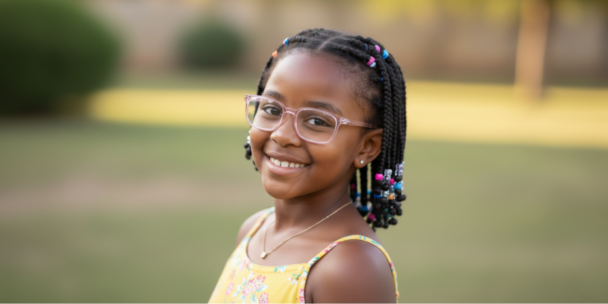 Full Rim Rectangle Magneto Premium Kids Eyeglasses