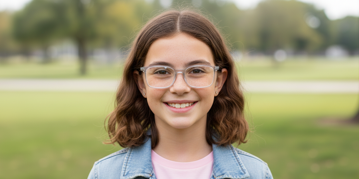 Full Rim Rectangle Magneto Premium Kids Eyeglasses