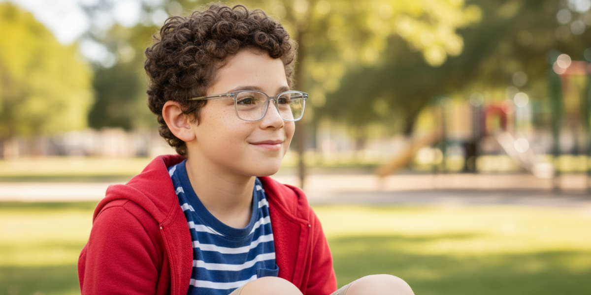 Full Rim Rectangle Magneto Premium Kids Eyeglasses