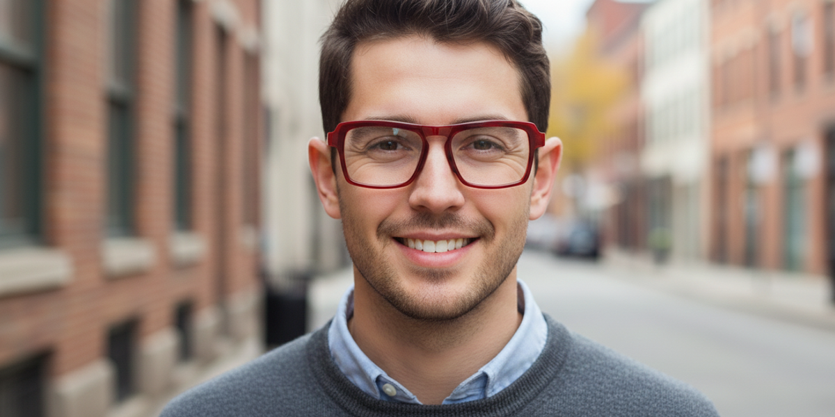Full Rim Rectangle Premium Eyeglasses