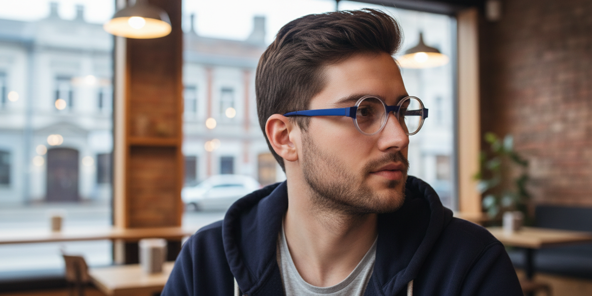 Full Rim Round Premium Eyeglasses