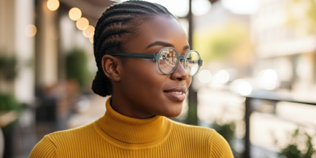 Full Rim Round Premium Eyeglasses
