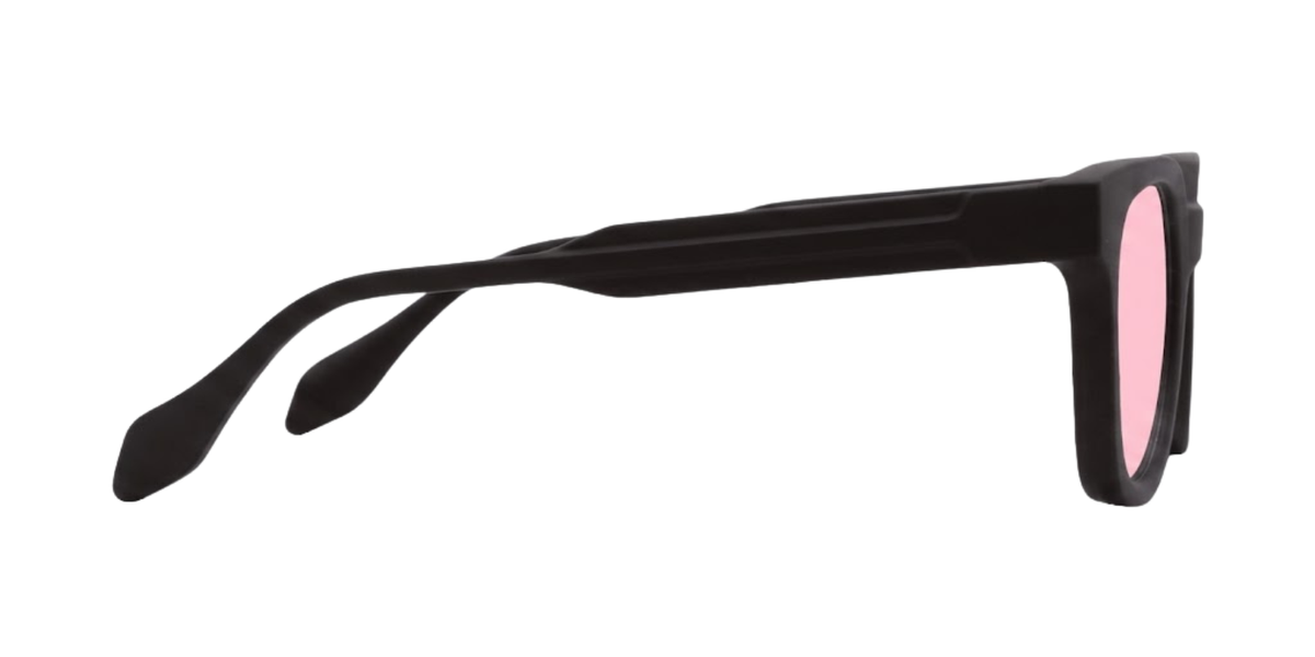 Black Full Rim Rectangle Magneto Eyeglasses