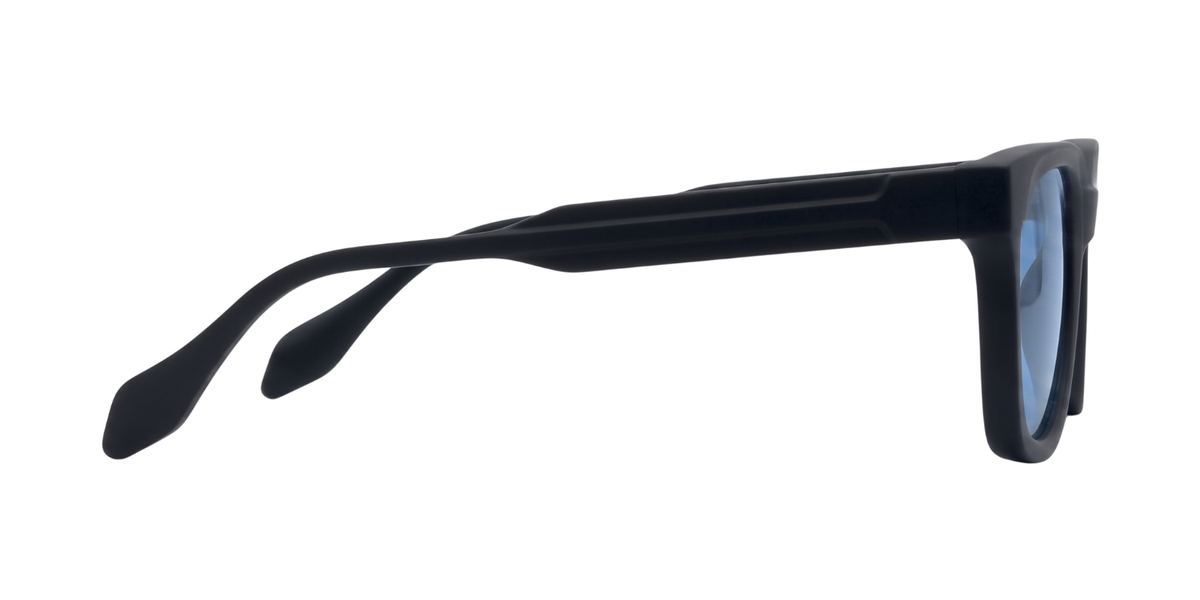 Black Full Rim Rectangle Magneto Eyeglasses