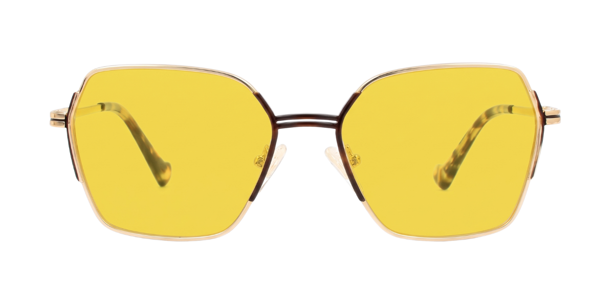 Fashionista Aura ch9022 - Gold/Brown Frame