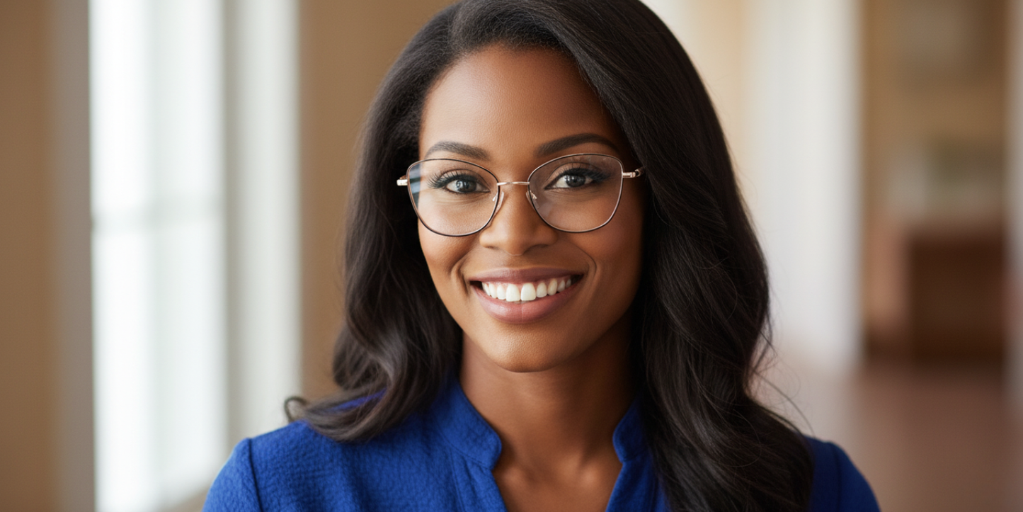 Full Rim Cat Eye Classic Eyeglasses with Sparkling Temple
