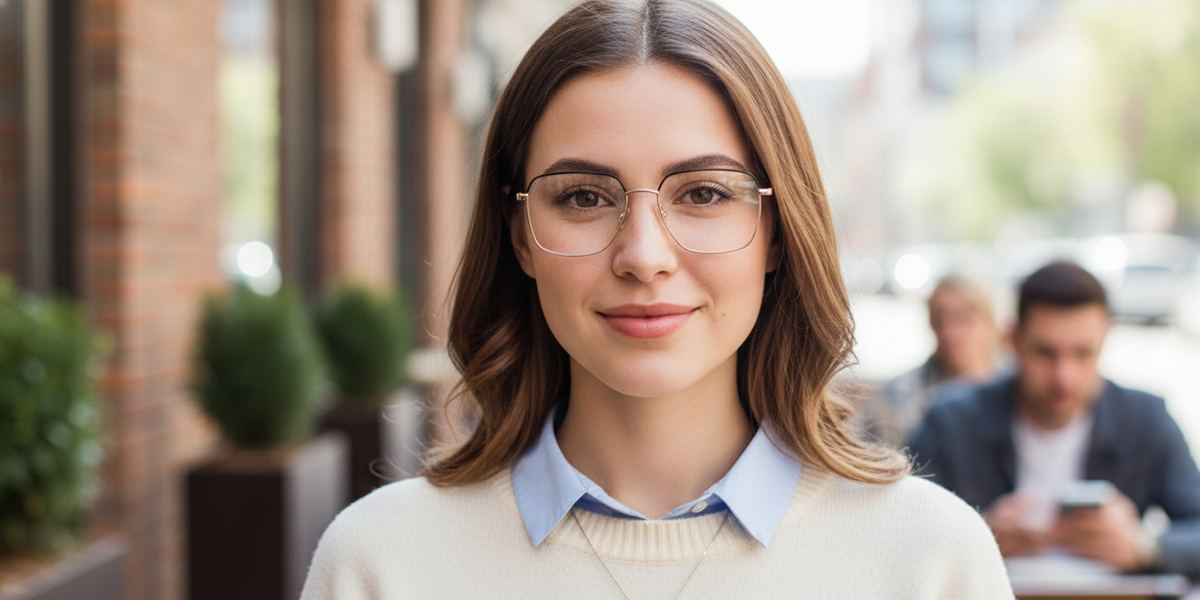 Full Rim Rectangle Classic Eyeglasses