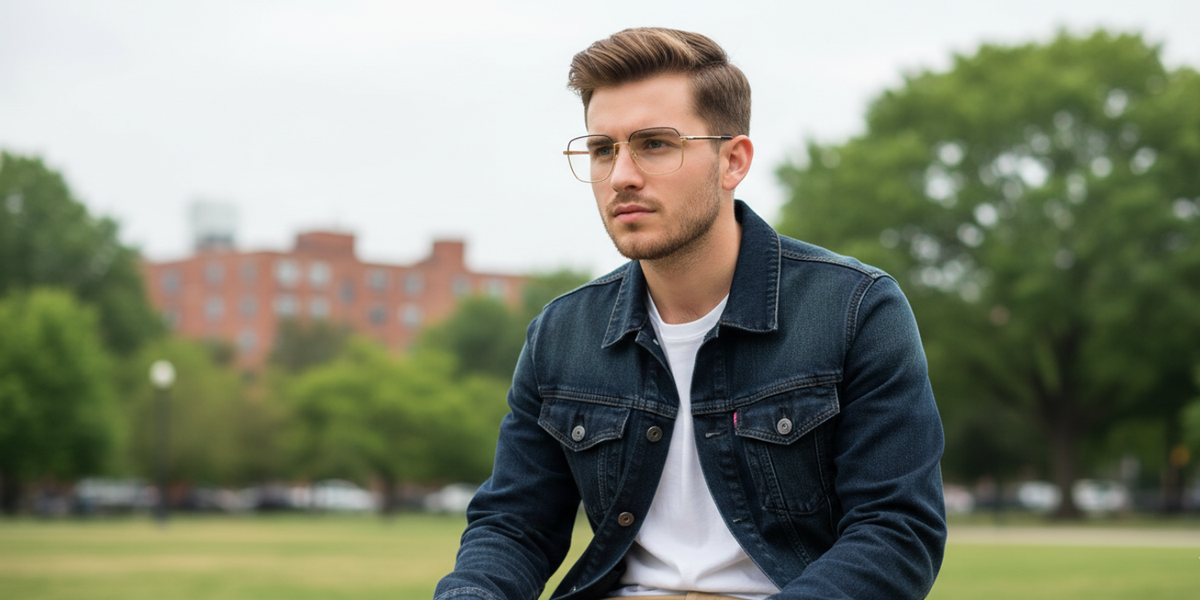 Full Rim Rectangle Classic Eyeglasses