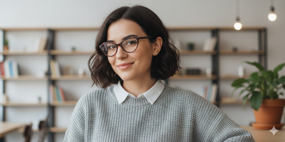 Full Rim Cat Eye Classic Eyeglasses