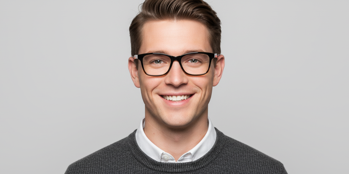 Full Rim Rectangle Classic Eyeglasses