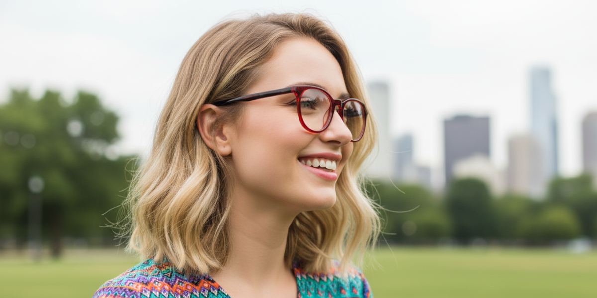 Full Rim Round Classic Eyeglasses