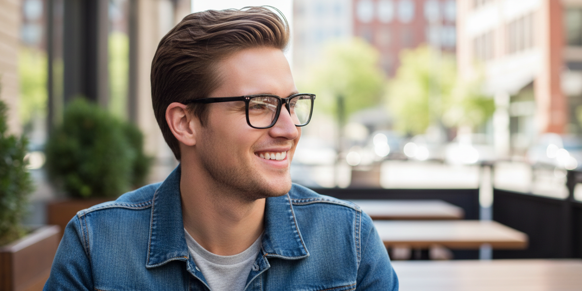 Full Rim Rectangle Classic Eyeglasses